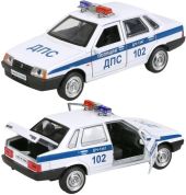 Игрушечная полицейская машинка Лада - 21099 "Спутник" 12 см