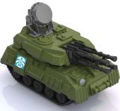 Игрушечная военная зенитная установка Шилка - 6 см