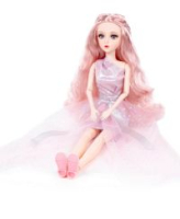 Кукла Александра в платье с розовой юбкой - рост 55 см