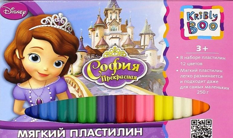 Пластилин мягкий Disney принцесса София 