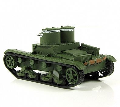 Модель танка Советский лёгкий танк Т-26 с журналом Танки мира №5