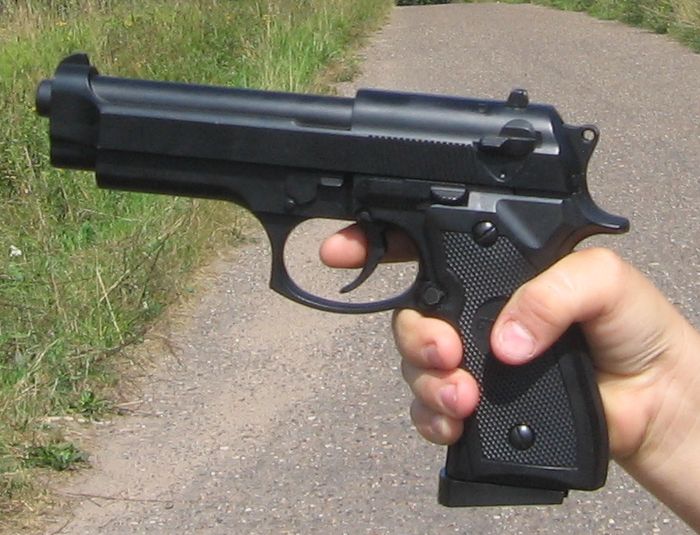 Пневматический пистолет из металла Беретта M 92