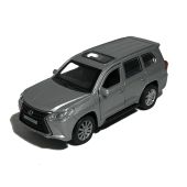 Игрушечная машинка Lexus LX-570 серебристая