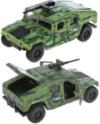 Игрушечная машинка Армейский внедорожник Hummer H1 12 см