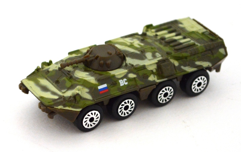 Миниатюрный БТР 80 в масштабе 1:72