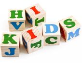 Детские кубики Английский "Алфавит" 12 шт.