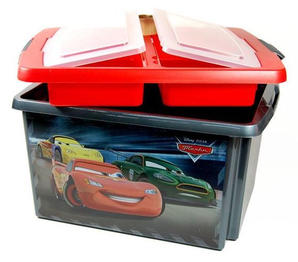 Ящик для игрушек с 2-мя контейнерами 30 л. Disney