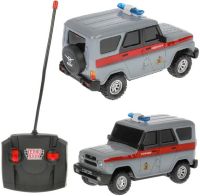 Игрушечная радиоуправляемая машинка UAZ Hunter Росгвардия - 18 см