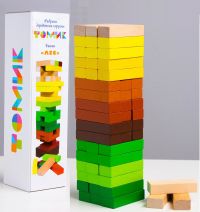 Детский логический игровой набор башня «Лес» 54 эл.