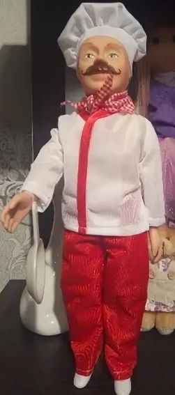 Кукла повар Борис 30 см