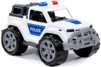 Белый патрульный автомобиль POLICE 38 см