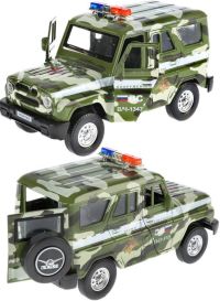 Игрушечная военная машинка UAZ Hunter 12 см