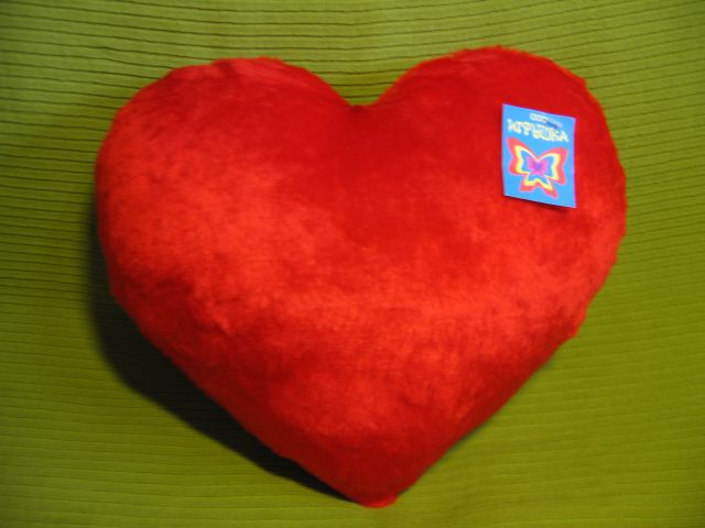 Мягкая игрушка подушка сердце