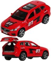 Игрушечная спортивная машинка Volvo XC60 R-Desing 12 см Красная