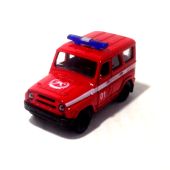 Игрушечный машинка УАЗ-31512 пожарная служба