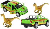 Игрушечный пикап Toyota Hilux с динозавриком 12 см