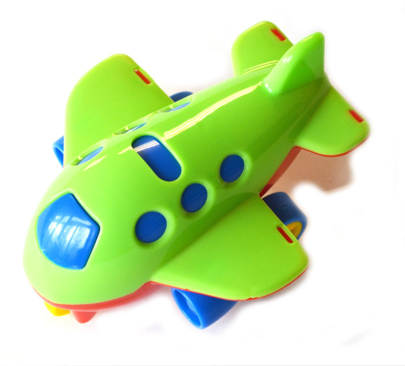 Детский самолет с инерционным механизмом