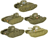 Игрушечный сборный набор танков 5 шт.