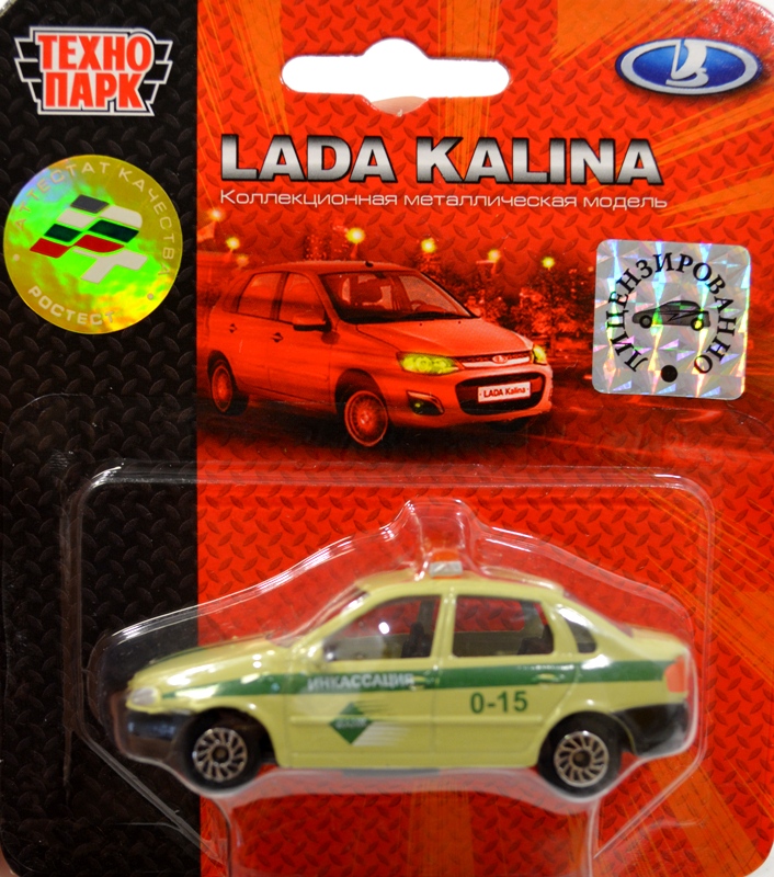 Игрушечная мини машина LADA Инкассация