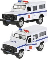 Игрушечная машинка Land Rover Defender Полиция 12 см