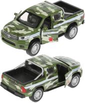 Игрушечная военная машинка Toyota Hilux 12 см