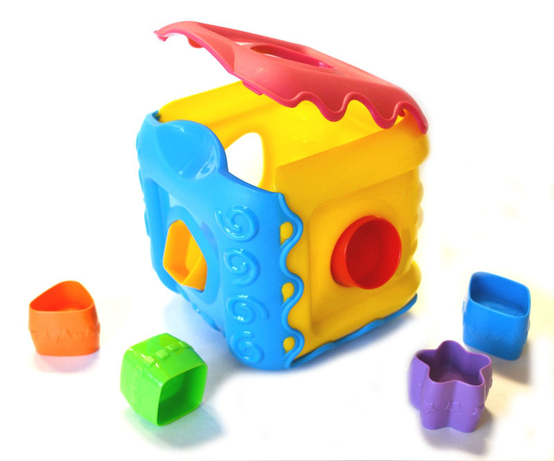 Дидактическая игрушка Кубик 13 см