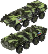 Игрушечный военный Бронетранспортёр БТР-80 13 см
