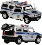 Игрушечная полицейская машинка Hummer H2 12 см