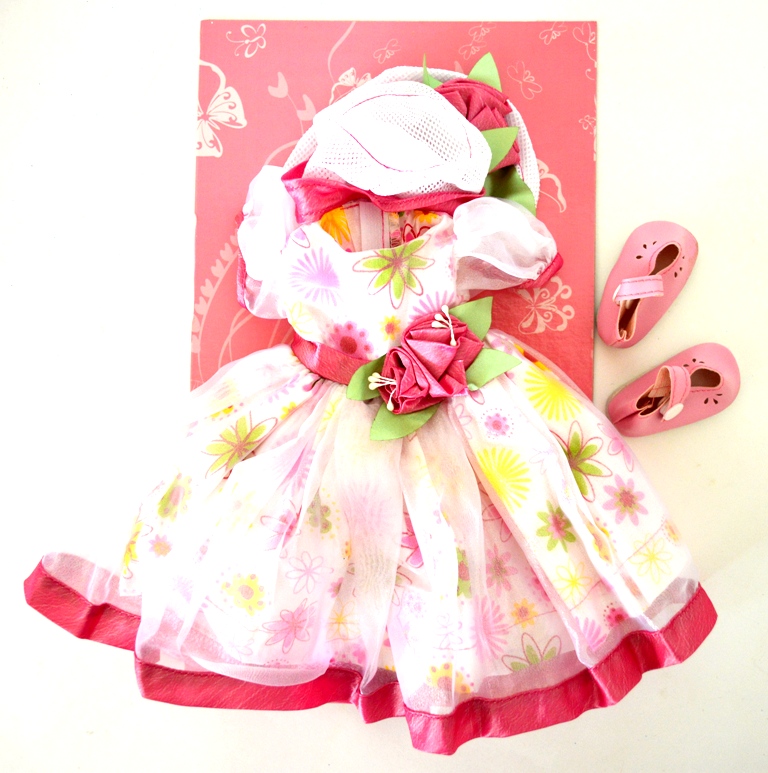 Платье для куклы Анастасия Мальва Вальс цветов