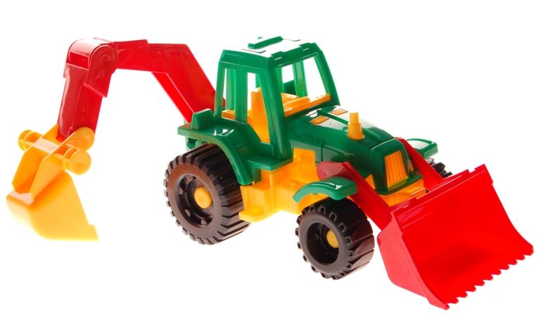 Детский трактор экскаватор Ижора 22 см