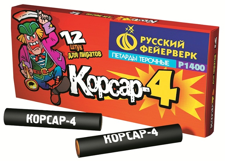 Петарды Корсар 4 - 12 шт