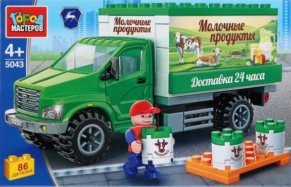 Игрушечный конструктор Город мастеров Спецтехника Газон Next Кунг 86 дет.  - Родные игрушки