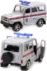 Игрушечная машинка UAZ Hunter МЧС 8 см