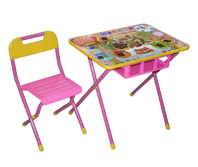 Детский столик и стульчик Винни Пух большой пенал