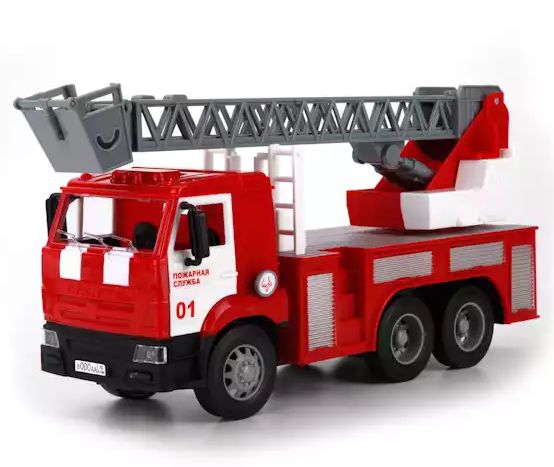 Игрушка КАМАЗ пожарная машина 25 см