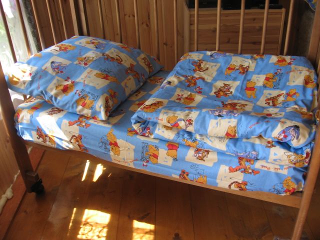 Детское белье в кроватку: Винни Пух 2 синий