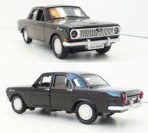 Игрушечная металлическая машинка Газ - 2401 Волга 12 см Чёрная