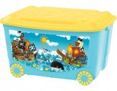 Ящик для игрушек на колесах "Пираты"