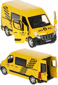 Игрушечный фургон Renault Master Такси 14 см