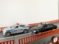 Набор моделей Кортеж Президента Аурус Сенатор с машиной сопровождения - полиция