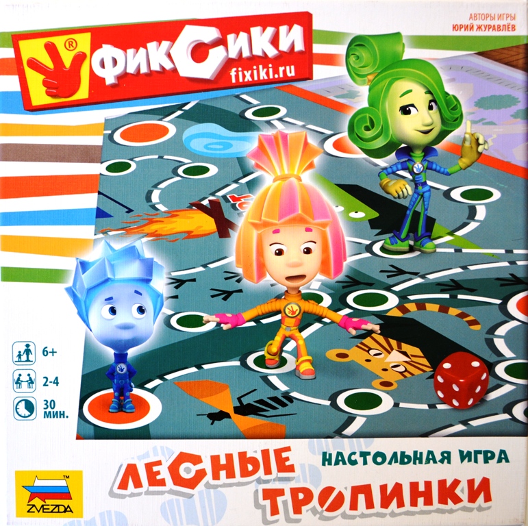 Настольная игра Фиксики Лесные тропинки