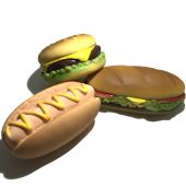 Игрушечный гамбургер, хотдог и седвич