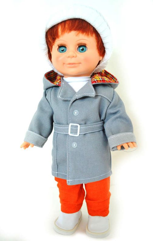 Кукла Димка 4 в пальто и шапке
