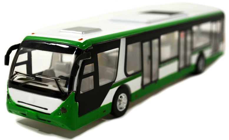 Игрушка Муниципальный  автобус металлический 22,5 см