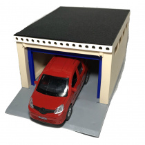 Игрушечный набор гараж с машинкой Renault Kangoo