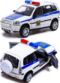Игрушечная полицейская машинка Chevrolet Niva ДПС 18 см