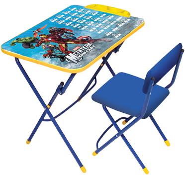 Детский стол и стульчик Мстители