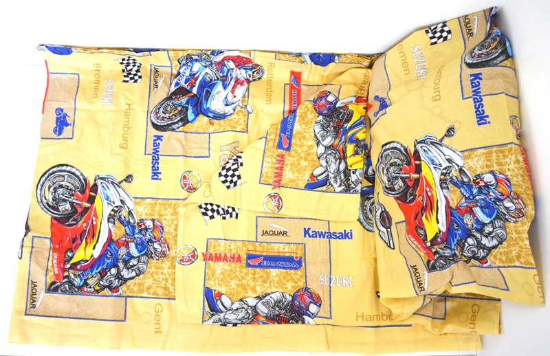 Комплект детского постельного белья Спортивные Мотоциклы