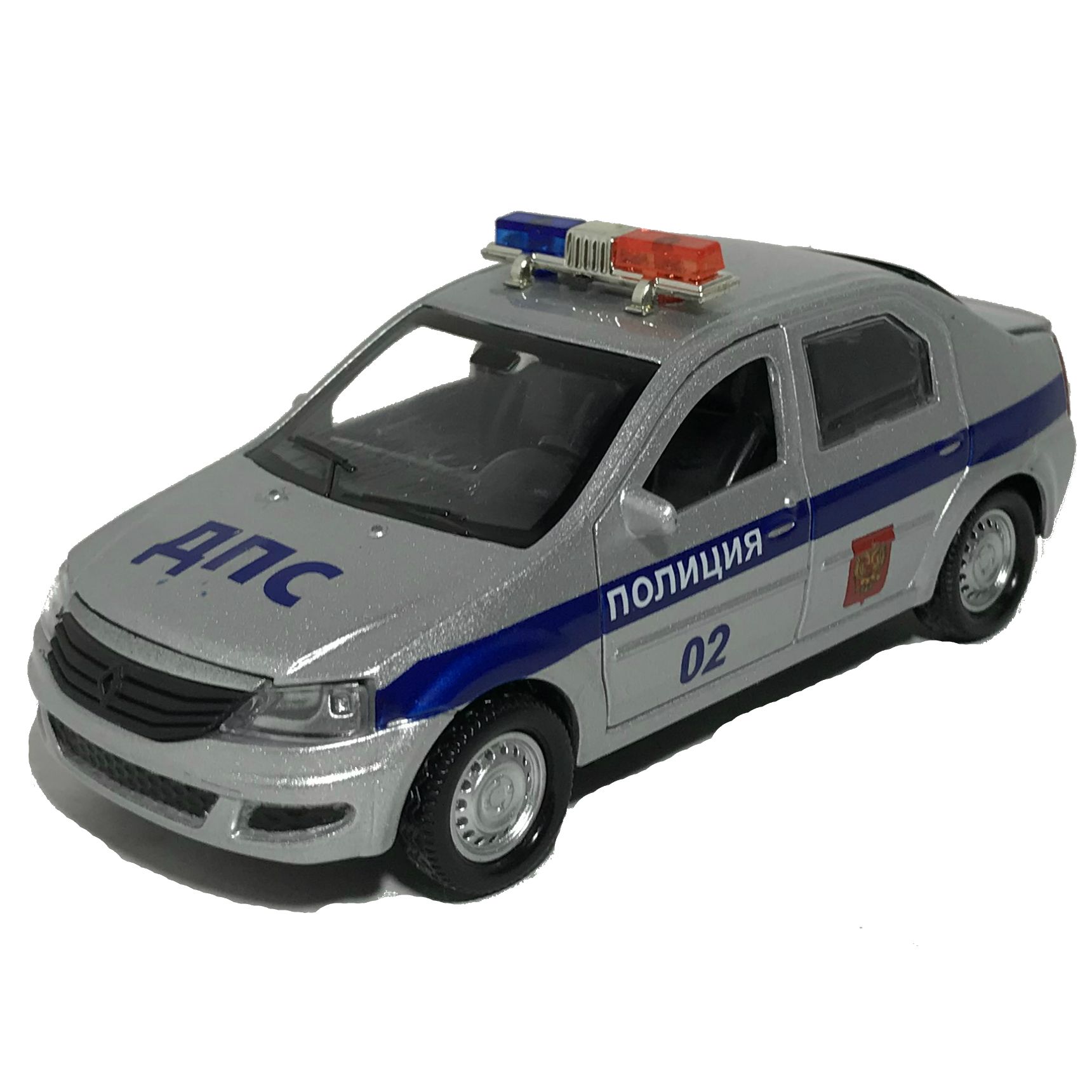 Игрушечная полицейская машинка Renault Logan