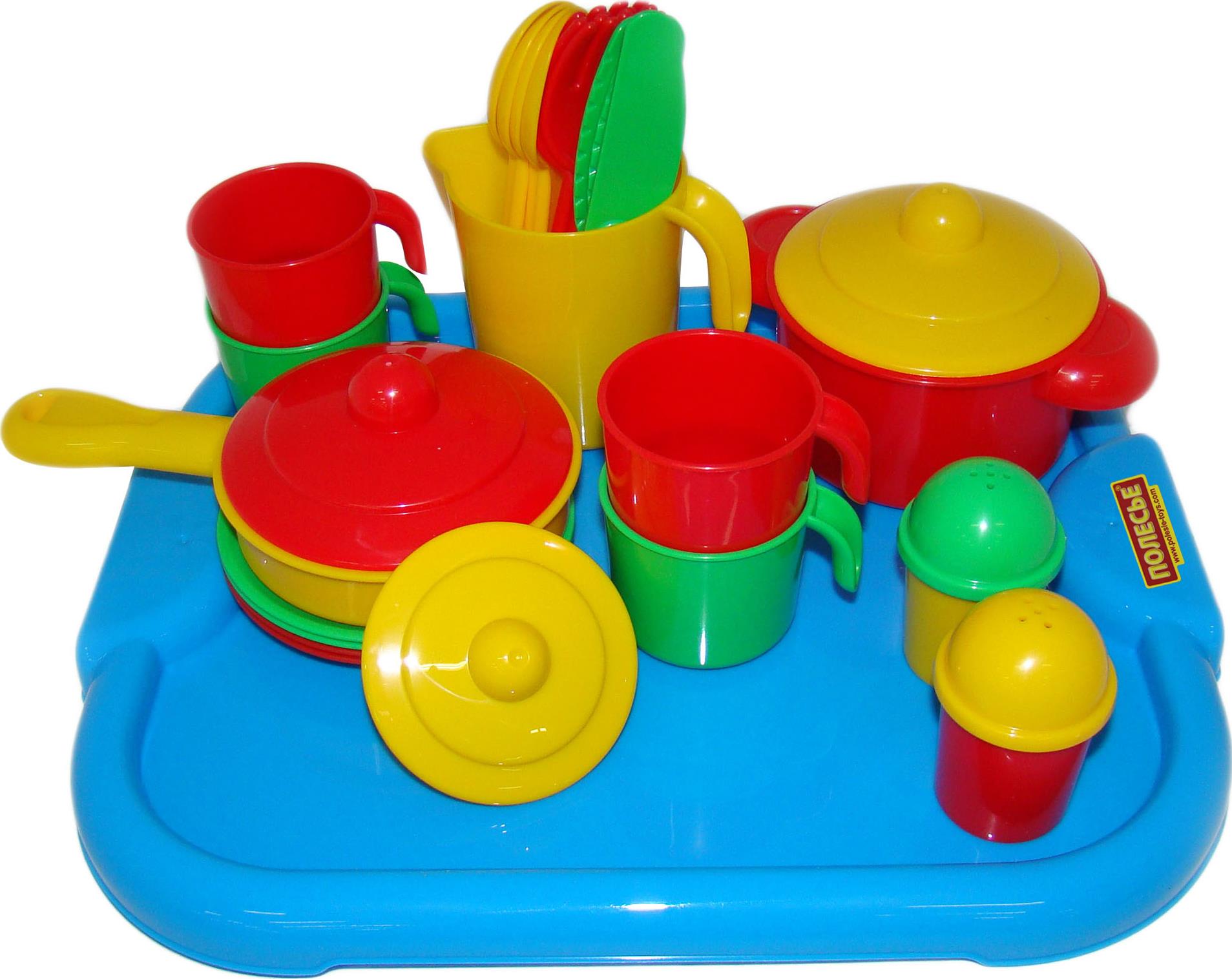 Игровой обеденный набор посуды